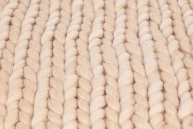 Parlak Kahverengi Topak Yün Dokusunun Yakın Çekimi Konforlu Ev Dekorasyonu, Örgü Projeleri, El Yapımı Fikirler ve Canlı Tekstil İlham İçin Mükemmel