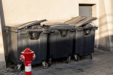 Sokaklarda çevre dostu konteynırlar