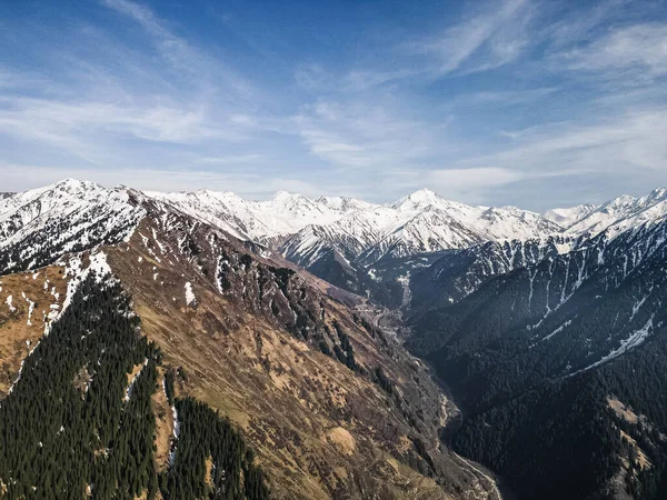 Vista Del Dron Las Montañas —  Fotos de Stock