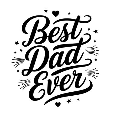 Gelmiş geçmiş en iyi baba. Beyaz Arkaplanda Baba Hayatı Alıntı Vektörü Tasarımı İzole Edildi