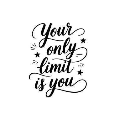 Tek limitin, Beyaz Arkaplan 'da izole edilmiş Vektör Tasarımı