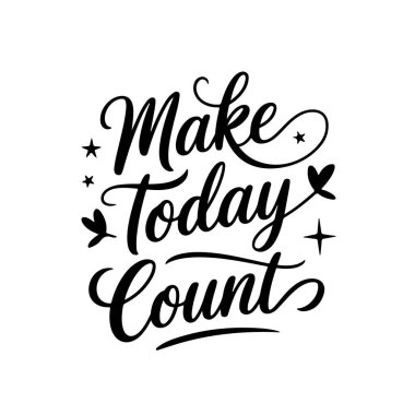 Günü iyi değerlendir. Motivasyonel Tırnak Vektörü Tasarımı Beyaz Arkaplanda İzole Edildi