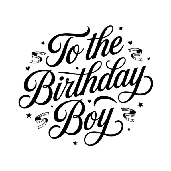 Doğum günü çocuğuna. Beyaz Arkaplanda Doğumgünü Kutlama Vektörü Tasarımı İzole Edildi