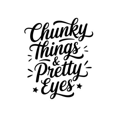 Tombul şeyler ve Güzel Gözler. Beyaz Arkaplanda Bebek Sağanağı Vektör Tasarımı İzole Edildi