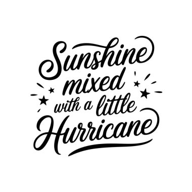 Güneş ışığı ve küçük bir kasırga karışımı. Beyaz Arkaplanda Bebek Sağanağı Vektör Tasarımı İzole Edildi