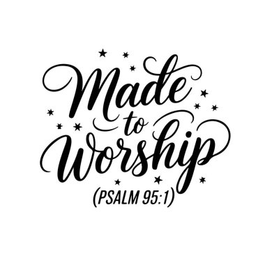 Kulluk ederler / namaz kılarlar. Beyaz Arkaplanda Vektör Tasarımı İzole Edildi