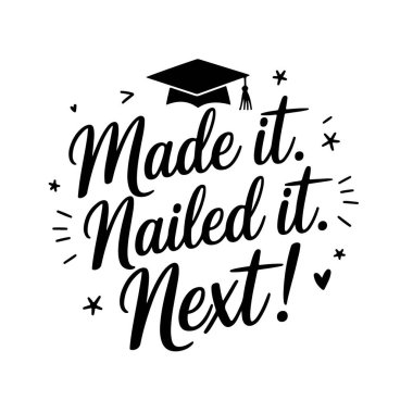 Elveda değil, sonra görüşürüz, Beyaz Arkaplan 'da ayrıştırılmış vektör tasarımı.