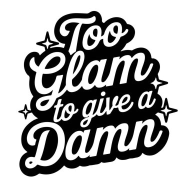 Umursamayacak kadar ışıltılı. Beyaz Arkaplanda Vektör Tasarımı İzole Edildi