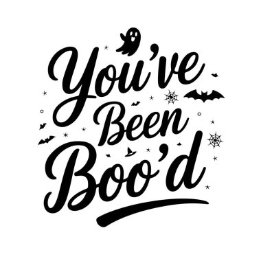 Beyaz Arkaplanda İzole Edilmiş Cadılar Bayramı Alıntıları Vektör Tasarımı Yaptınız