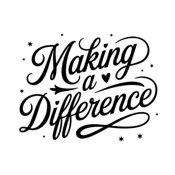 Bir fark yaratmak. Beyaz Arkaplanda Kanser Farkındalığı Vektör Tasarımı İzole Edildi