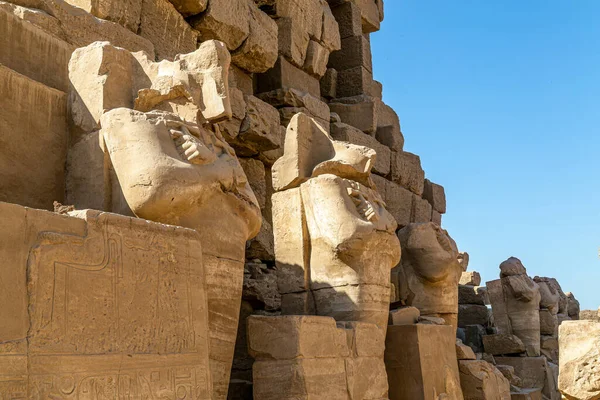 Статуи Храме Луксора — стоковое фото