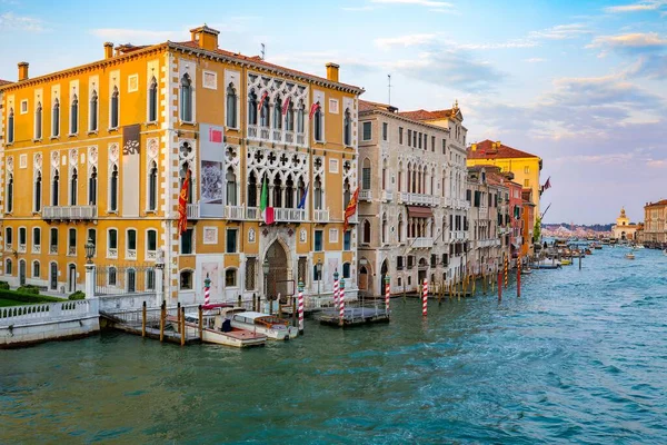Canal Grande Nel Quartiere Dell Accademia Venezia — Foto Stock