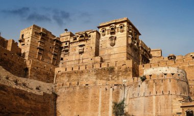 Jaisalmer, Rajasthan, Hindistan: Jaisalmer Rajasthan 'ın Altın Kalesi