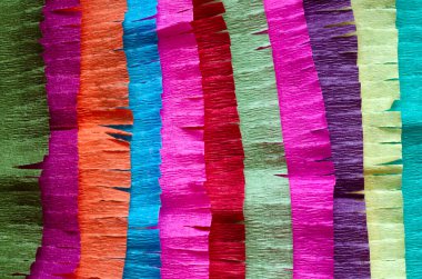 colored crepe paper abstract background