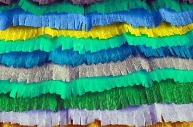 colored crepe paper abstract background clipart