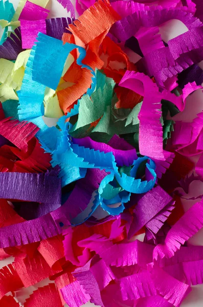 colored crepe paper abstract background