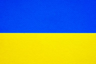 Renkli geometrik mavi ve sarı kağıt doku arkaplanı