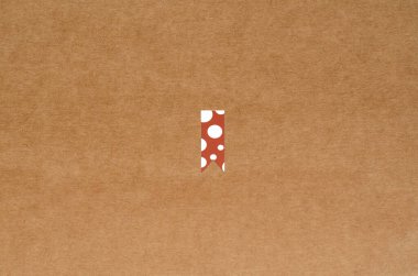 Kahverengi el işi kağıt arka planında bayrak