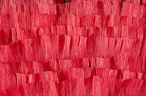 Cut Crepe Paper First Step Making Pinata — Stock Photo, Image