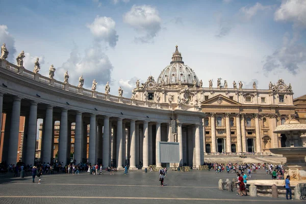 Kilátás Szent Péter Bazilika Kupolájára Róma Olaszország — Stock Fotó