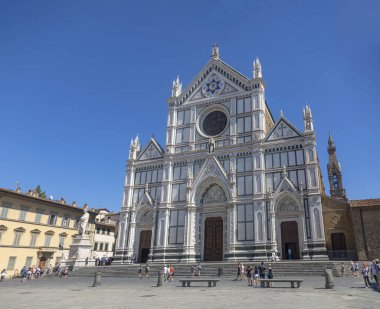 Florences Duomo modern faade 16. yüzyılda İtalya 'da inşa edildi.