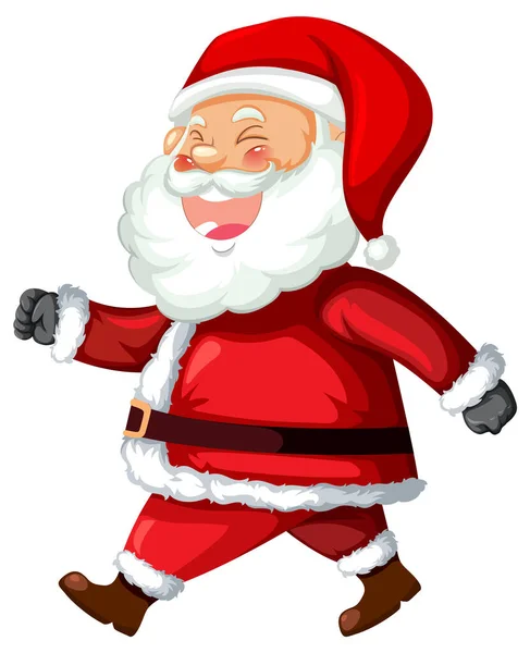Санта Клаус Иллюстрации Стиле Мультфильма — стоковый вектор