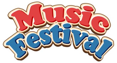 Pankart veya poster tasarımı için müzik festivali metni