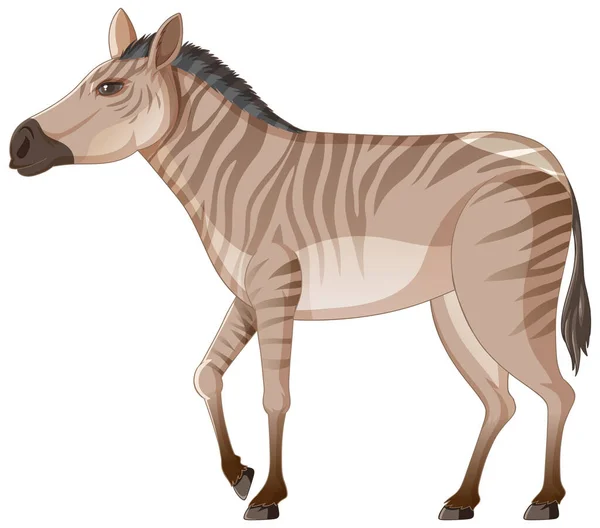 Hagerman Horse Extinct Animal Vector Illustration — Stock Vector