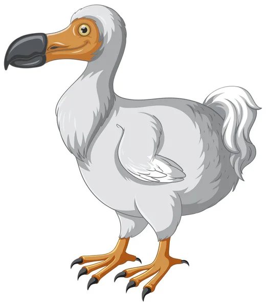 Dodo Pássaro Extinto Ilustração Animal — Vetor de Stock