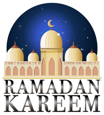 Geleneksel İslami Elementlerle Ramazan Kareem Posteri