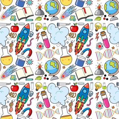 Astronomi Nesneleri ve Simgeler Vektör Ayarları illüstrasyonuName