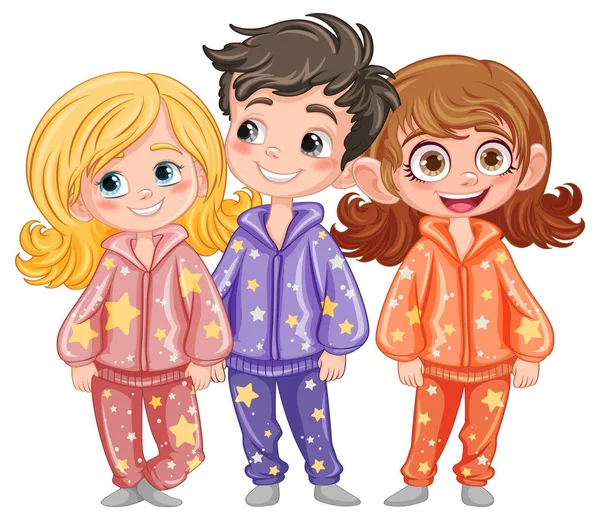 Cute Cartoon Character Pajamas Illustration Royalty Free Stock Illustrations