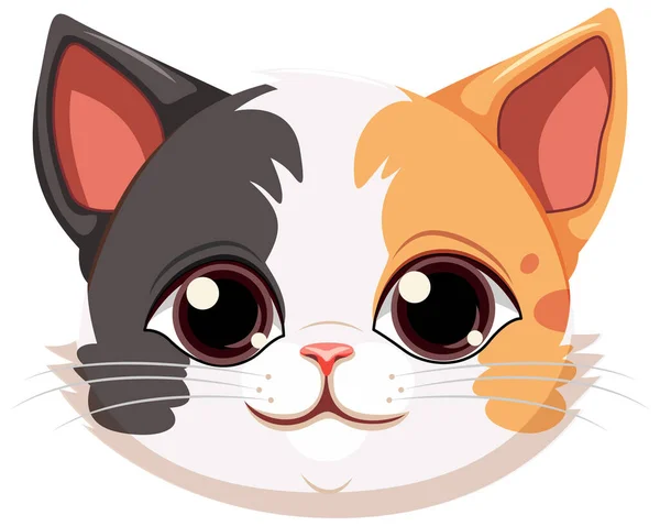 可爱的小猫卡通人物插图 — 图库矢量图片
