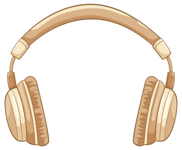 Headphone Gadget Cartoon Isolated Illustration — Stock Vector
