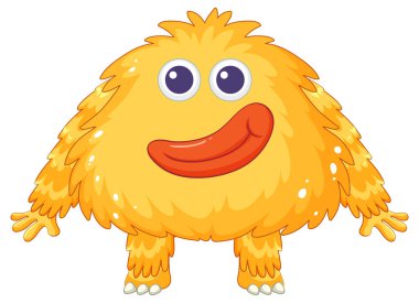 Şirin ve şakacı bir grup kıllı, sarı uzaylı canavar.