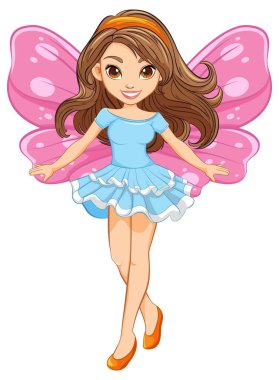 Çarpıcı kanatları olan büyüleyici ve kaprisli bir çizgi film karakteri.