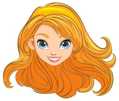 Şık bir saç bandı takan dalgalı saçlı güzel bir kadın.