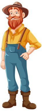 Çizgi filmdeki gibi şapkalı, sakallı ve bıyıklı bir taşralı.