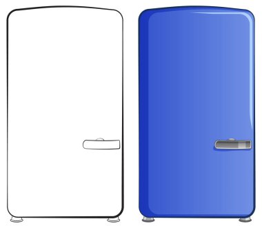 İki buzdolabı tasarımının yan yana karşılaştırması