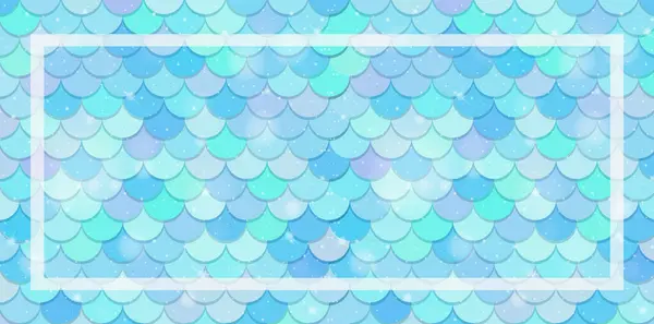 Abstract Fish Scale Pattern Pastel Colors Vetor De Stock