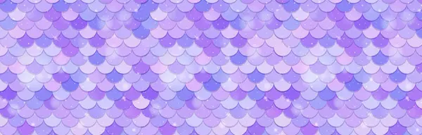 Seamless Fish Scale Pattern Purple Hues Royalty Free Stock Vectors
