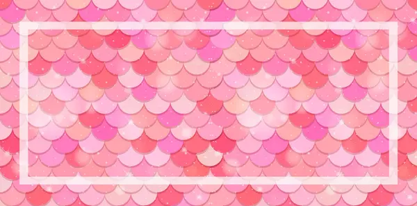 Gradient Pink Scales Seamless Design Stockillustration