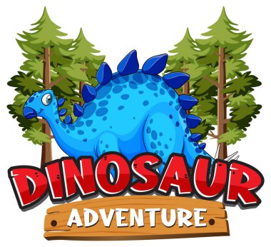 Ormandaki mavi dinozor