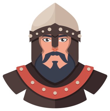 Zırhlı bir ortaçağ şövalyesi.