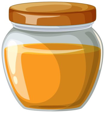 Altın bal dolu bir kavanoz