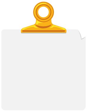 Boş kağıt tutan bir şarjörün tasviri