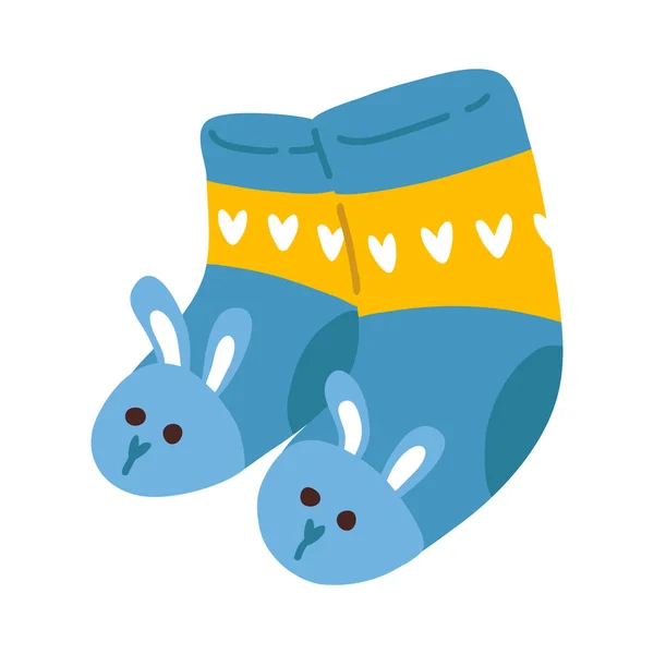 Εικονογράφηση Διάνυσμα Χαριτωμένες Κάλτσες Doodle Για Ψηφιακή Σφραγίδα Ευχετήρια Κάρτα — Διανυσματικό Αρχείο