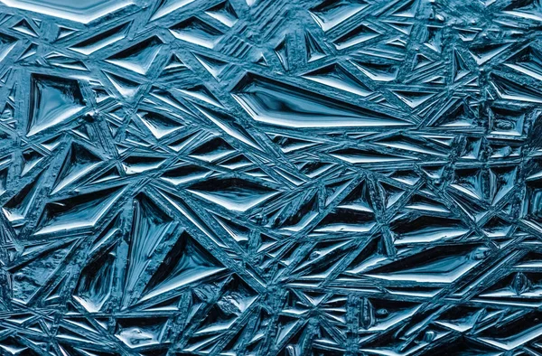 Texturas Finas Gelo Água Texturas Gelo Cor Azul Fundo Natureza — Fotografia de Stock