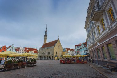 Estonya 'nın başkenti Tallinn. Yüksek kalite fotoğraf