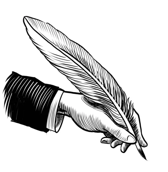 Tükenmez kalemle el yazısı. Elle çizilmiş siyah ve beyaz çizimler